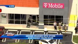 70-year-old driver crashes into T-Mobile in NW Miami-Dade